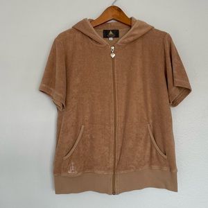 🇫🇷 NUNA French Terry Zip Up Hoodie /w Short Sleeves & Kangaroo Pocket